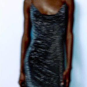 Rhinestone Mini Dress